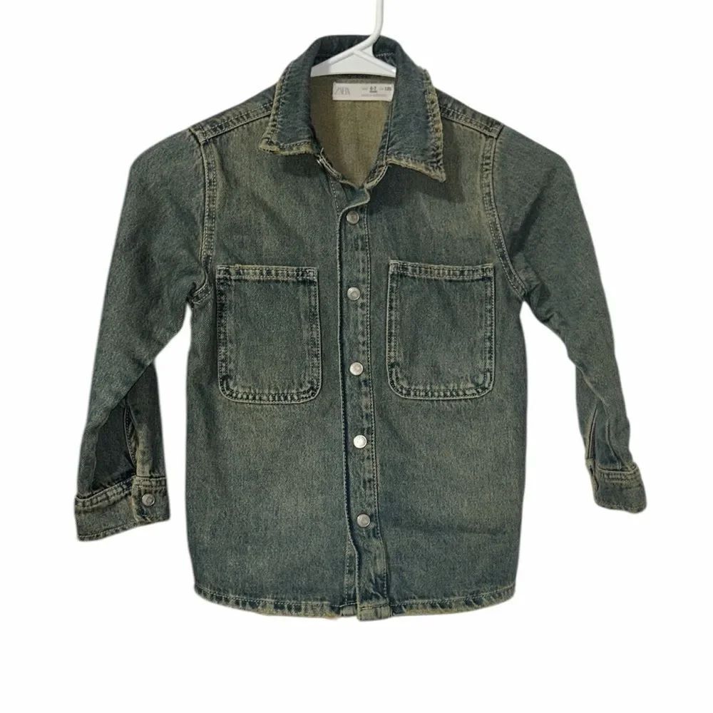 Zara Boys Denim Button Jeans Top(Size 6-7yrs)